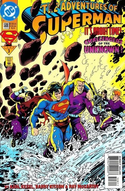 The Adventures of Superman The Future is Now |  Issue#508A | Year:1993 | Series: Superman | Pub: DC Comics | Direct Edition