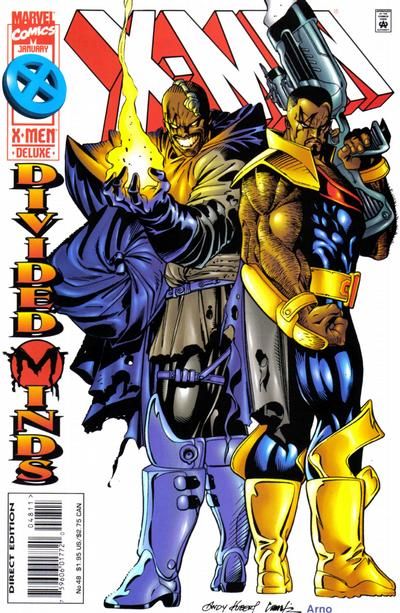 X-Men, Vol. 1 Five Card Studs |  Issue#48A | Year:1995 | Series: X-Men | Pub: Marvel Comics | Direct Edition