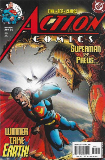 Action Comics, Vol. 1 Superman vs Preus, Part 2: Old Man, New World |  Issue#824A | Year:2005 | Series:  | Pub: DC Comics | Direct Edition