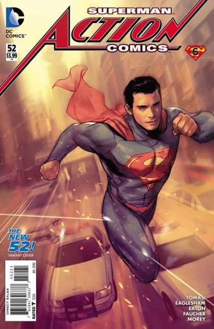 Action Comics, Vol. 2 Final Days of Superman, Part 6 |  Issue#52B | Year:2016 | Series: Superman | Pub: DC Comics | Variant Ben Oliver New 52 Homage Cover