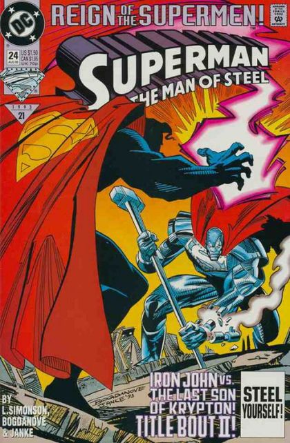 Superman: The Man of Steel Reign of the Supermen - Impact! |  Issue#24A | Year:1993 | Series: Superman | Pub: DC Comics | Direct Edition