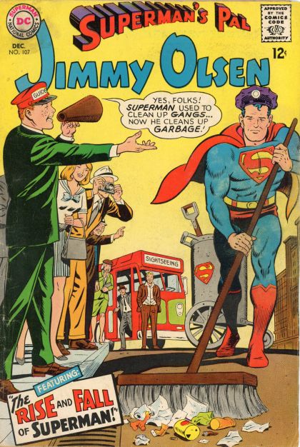 Superman's Pal Jimmy Olsen The Rise and Fall of Superman |  Issue#107 | Year:1967 | Series:  | Pub: DC Comics |