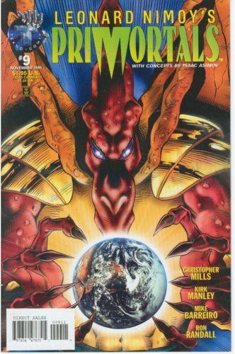 Leonard Nimoy's Primortals, Vol. 1 Alien Attacked By Terrorists |  Issue#9 | Year:1995 | Series:  | Pub: Tekno Comix |