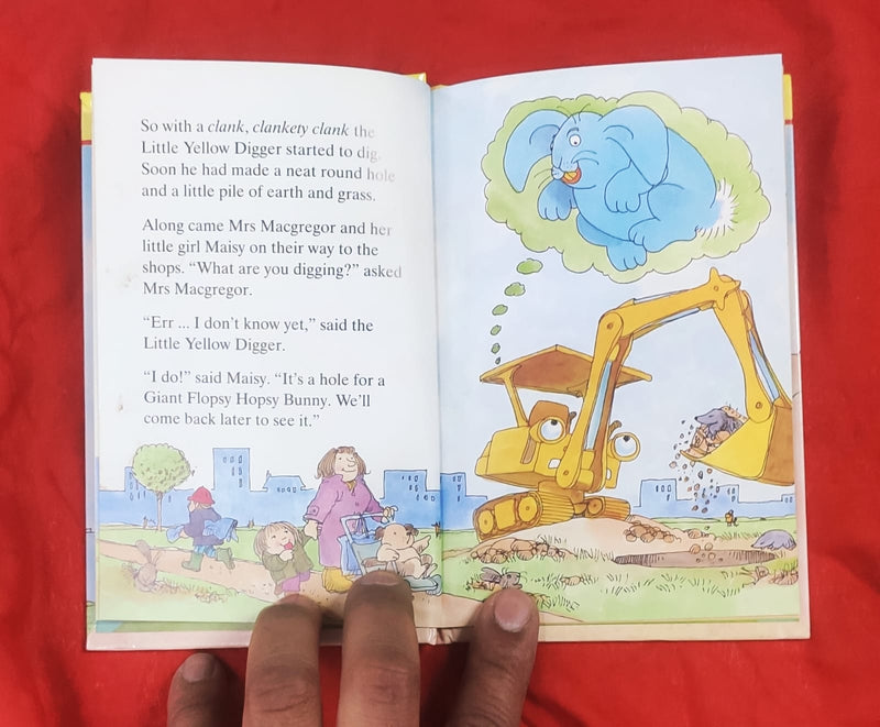 The little yellow digger | Story Book with Big Pictures and Little Text | For 3-5 Years Old | Hardcover | SKU: 2405_101_A107