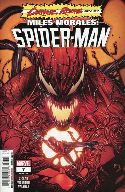 Miles Morales: Spider-Man, Vol. 2 Carnage Reigns - Part 6 |  Issue#7A | Year:2023 | Series:  | Pub: Marvel Comics | Dike Ruan Regular