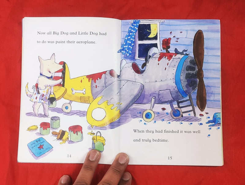 Big Dog and Little Dog go flying | Story Book with Big Pictures and Little Text | For 3-5 Years Old | Paperback | SKU: 2405_101_A109