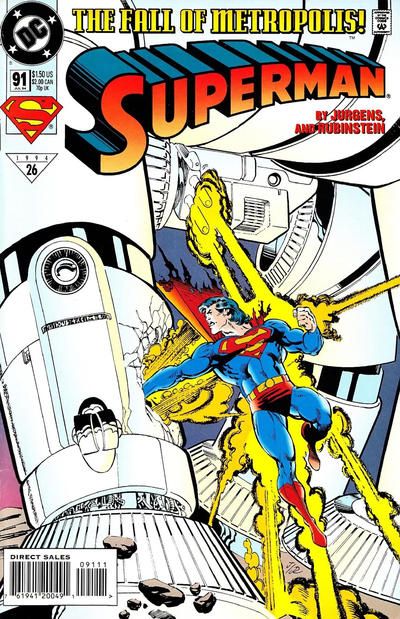 Superman, Vol. 2 My Life |  Issue#91A | Year:1994 | Series: Superman | Pub: DC Comics | Direct Edition