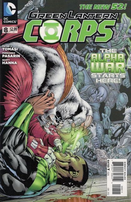 Green Lantern Corps, Vol. 2 Alpha-War, Part 1 |  Issue#8 | Year:2012 | Series: Green Lantern | Pub: DC Comics | Fernando Pasarin Regular