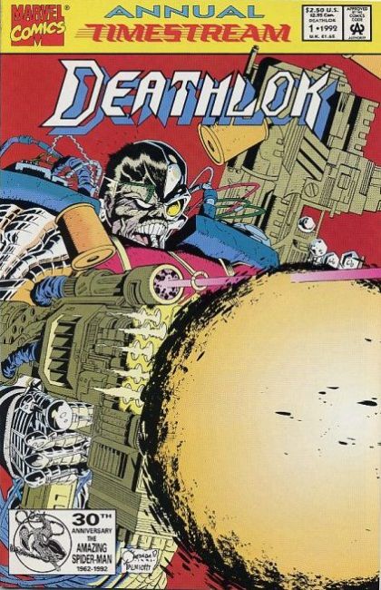 Deathlok Annual Timestream; Show and Tell; Ryker's Journal; Deathlok's Scrapbook |  Issue#1A | Year:1992 | Series:  | Pub: Marvel Comics | Direct Edition