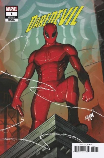 Daredevil, Vol. 7 The Red Fist Saga, Part 1 |  Issue#1C | Year:2022 | Series:  | Pub: Marvel Comics | David Nakayama Spider-Man Variant