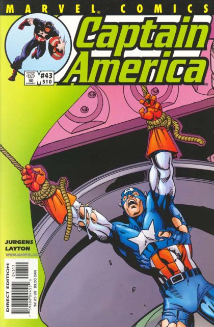 Captain America, Vol. 3 Candor |  Issue#43A | Year:2001 | Series: Captain America | Pub: Marvel Comics | Direct Edition