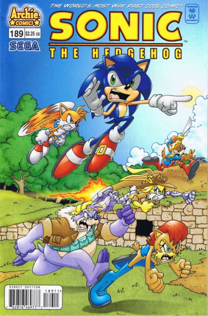 Sonic the Hedgehog, Vol. 2 A Bold New Mobius, Part One: Unwelcome Guests |  Issue#189A | Year:2008 | Series: Sonic The Hedgehog | Pub: Archie Comic Publications | Direct Edition