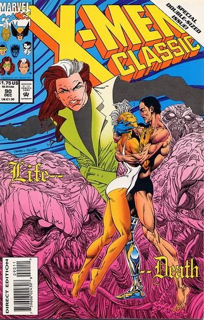 X-Men Classic Lifedeath |  Issue#90A | Year:1993 | Series: X-Men | Pub: Marvel Comics | Direct Edition