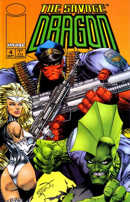 Savage Dragon, Vol. 2 The Coming of Freak Force |  Issue#4A | Year:1993 | Series: The Savage Dragon | Pub: Image Comics | Direct Edition