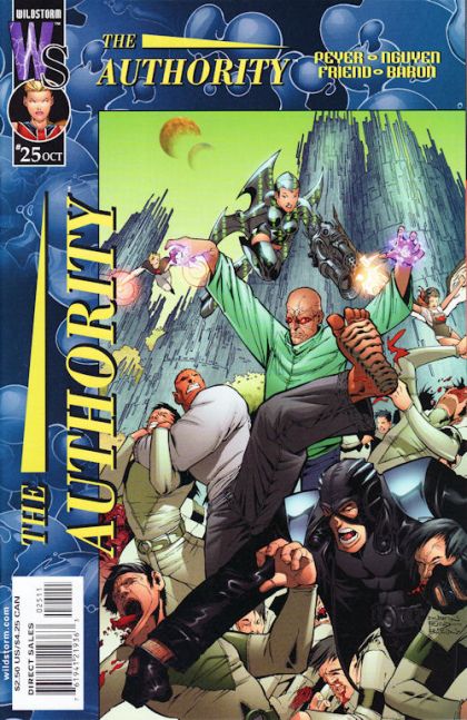 The Authority, Vol. 1 Transfer of Power, Part Three |  Issue#25 | Year:2001 | Series: The Authority | Pub: DC Comics | Dustin Nguyen Regular Cover