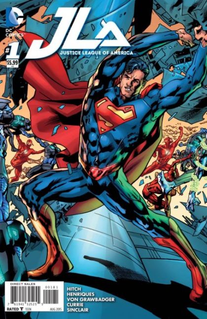 Justice League of America, Vol. 4 Power and Glory, Part One |  Issue#1H | Year:2015 | Series:  | Pub: DC Comics | Bryan Hitch Superman Cover