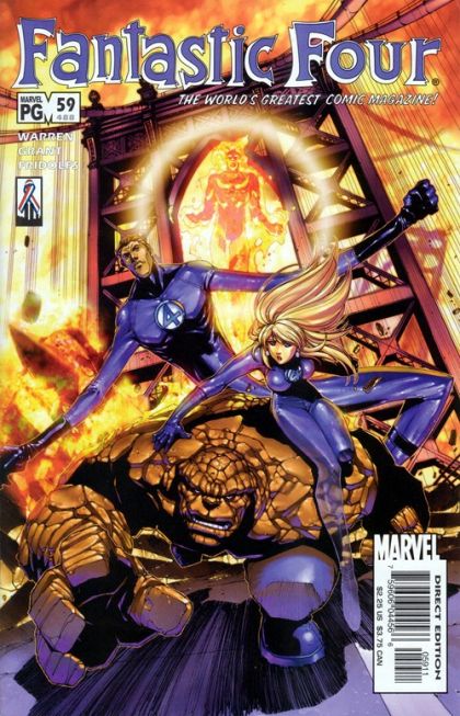 Fantastic Four, Vol. 3 The Ever-Lovin', Blue-Eyed End of the World, Part 3 |  Issue#59A | Year:2002 | Series: Fantastic Four | Pub: Marvel Comics | Kia Asamiya Regular