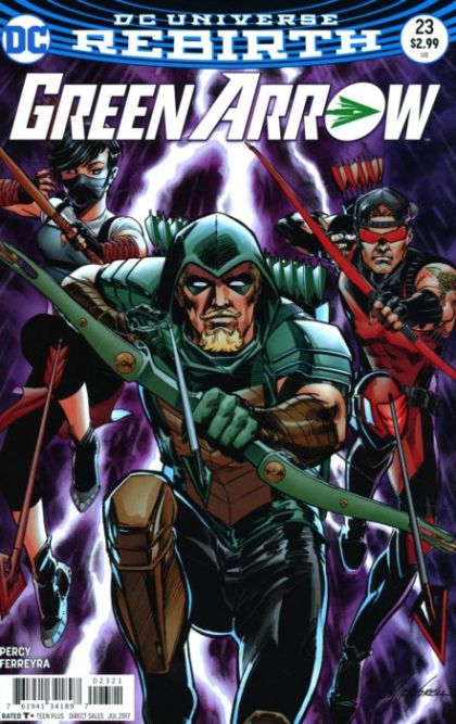 Green Arrow, Vol. 6 The Rise of Star City, The Rise of Star City Part 3 |  Issue#23B | Year:2017 | Series: Green Arrow | Pub: DC Comics | Variant Mike Grell Cover