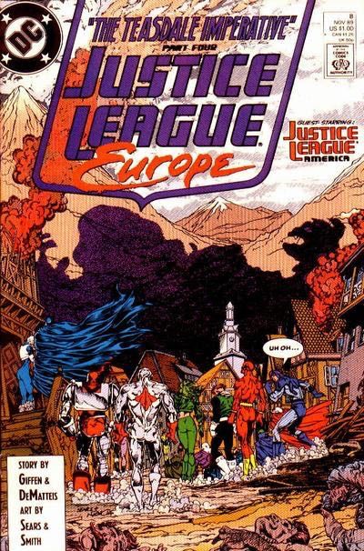 Justice League Europe / International The Teasdale Imperative - Part 4: Showdown |  Issue#8A | Year:1989 | Series: JLA | Pub: DC Comics | Direct Edition