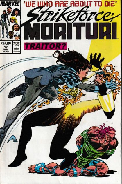 Strikeforce: Morituri The Birthgrave |  Issue#12 | Year:1987 | Series: Strikeforce: Morituri | Pub: Marvel Comics |