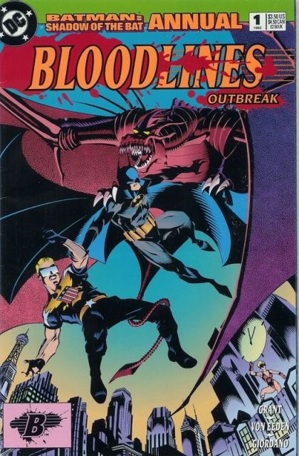 Batman: Shadow of the Bat Annual Bloodlines - Joe Public |  Issue#1A | Year:1993 | Series:  | Pub: DC Comics | Direct Edition