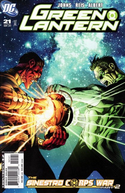 Green Lantern, Vol. 4 The Sinestro Corps War - Part Two: Fear & Loathing |  Issue#21C | Year:2007 | Series: Green Lantern | Pub: DC Comics | Andy Kubert Variant