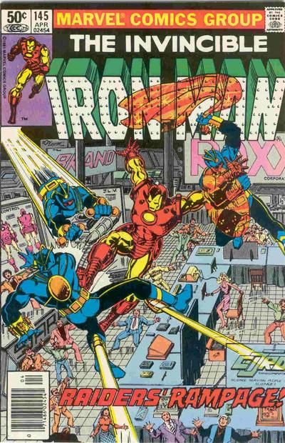 Iron Man, Vol. 1 Raiders' Rampage |  Issue#145B | Year:1981 | Series: Iron Man | Pub: Marvel Comics | Newsstand Edition