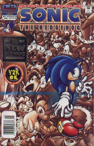 Sonic the Hedgehog, Vol. 2  |  Issue#78B | Year:2000 | Series: Sonic The Hedgehog | Pub: Archie Comic Publications | Newsstand Edition