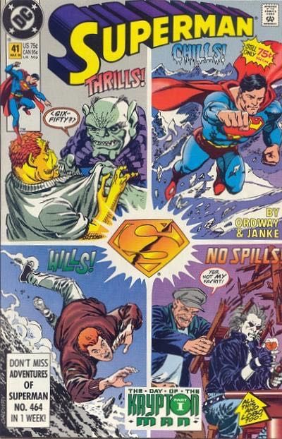 Superman, Vol. 2 The Nature Of The Beast |  Issue#41A | Year:1990 | Series: Superman | Pub: DC Comics | Direct Edition