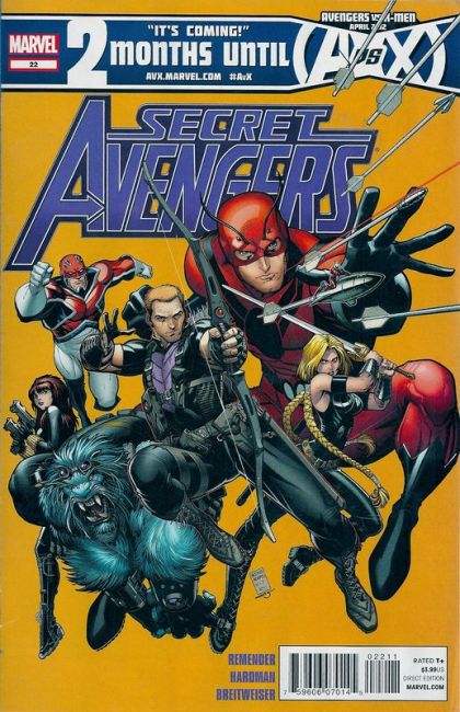 Secret Avengers, Vol. 1 The Descendants, New Life |  Issue#22A | Year:2012 | Series: Avengers | Pub: Marvel Comics | Regular Arthur Adams Cover