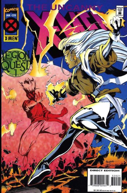 Uncanny X-Men, Vol. 1 Legion Quest - Part 1: The Son Rises In The East |  Issue#320C | Year:1994 | Series: X-Men | Pub: Marvel Comics | Direct Regular Cover