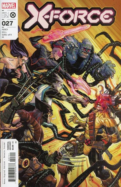 X-Force, Vol. 6  |  Issue#27A | Year:2022 | Series: X-Force | Pub: Marvel Comics | Regular Joshua Cassara Cover