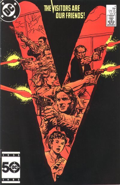 V Alien Conflict! |  Issue#4A | Year:1985 | Series: V | Pub: DC Comics