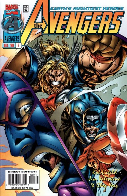 The Avengers, Vol. 2 First Blood |  Issue#2A | Year:1996 | Series: Avengers | Pub: Marvel Comics | Direct Edition