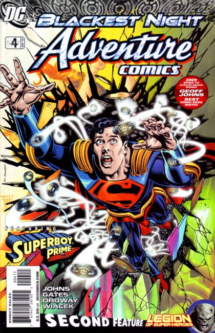 Adventure Comics, Vol. 3 Blackest Night - He Primed Me, Part 1: Spoiler Alert / Long Live The Legion, Part 4: Star Crossed |  Issue