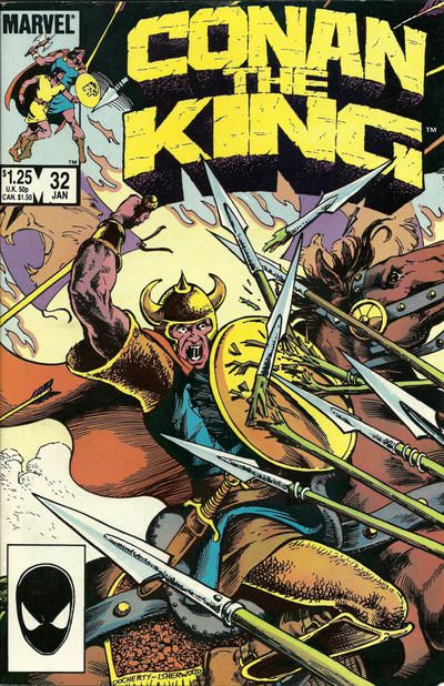 King Conan / Conan the King Juggernaut |  Issue#32A | Year:1986 | Series: Conan | Pub: Marvel Comics | Direct Edition