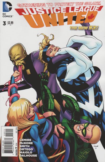 Justice League United Justice League Canada, Part 4 |  Issue#3A | Year:2014 | Series: Justice League | Pub: DC Comics | Mike McKone Regular