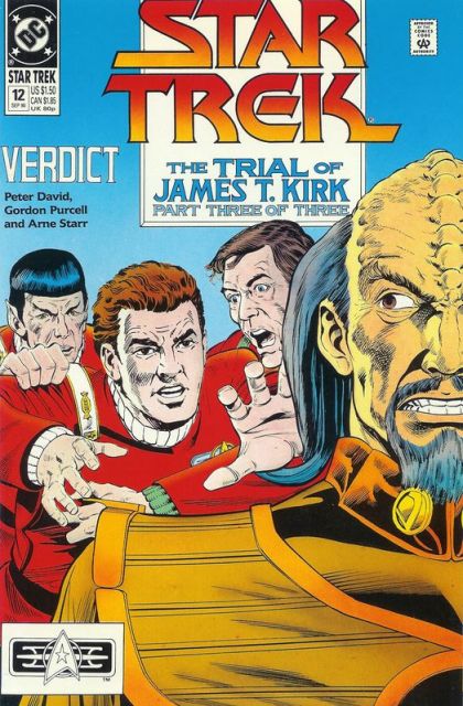 Star Trek, Vol. 2 The Trial Of James T. Kirk, Part 3: Trial and Error |  Issue#12A | Year:1990 | Series: Star Trek | Pub: DC Comics | Direct Edition