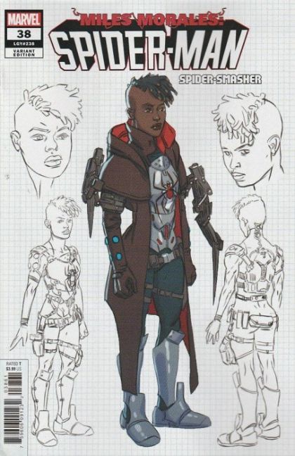 Miles Morales: Spider-Man, Vol. 1 Empire of Spider |  Issue#38F | Year:2022 | Series:  | Pub: Marvel Comics | Chris Allen Concept Design Variant (1:10)