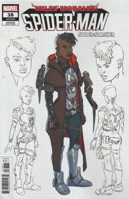 Miles Morales: Spider-Man, Vol. 1  |  Issue#38F | Year:2022 | Series:  | Pub: Marvel Comics | Chris Allen Concept Design Variant (1:10)
