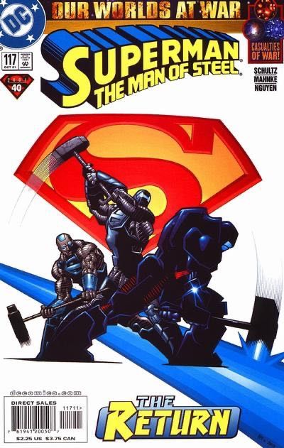 Superman: The Man of Steel Our Worlds At War - Total Abandon |  Issue#117A | Year:2001 | Series: Superman | Pub: DC Comics | Direct Edition