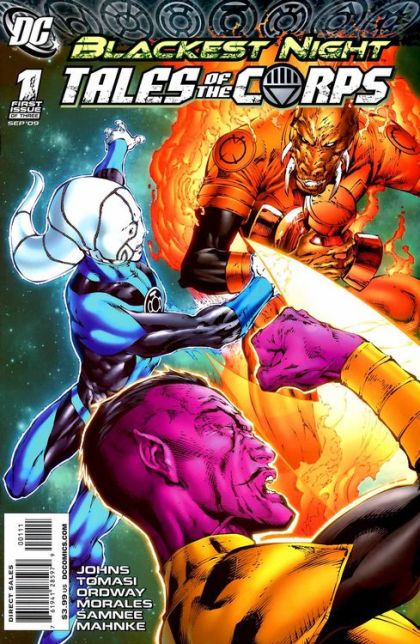 Blackest Night: Tales of the Corps Blackest Night - Tales of the Blue Lantern: Saint Walker / Tales of the Sinestro Corps: Mongul / Tales of the Indigo Tribe |  Issue#1A | Year:2009 | Series: Blackest Night | Pub: DC Comics | Ed Benes Regular