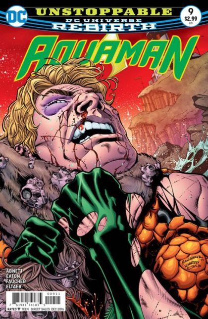 Aquaman, Vol. 8 Unstoppable, A League of His Own |  Issue#9A | Year:2016 | Series: Aquaman | Pub: DC Comics | Brad Walker Regular