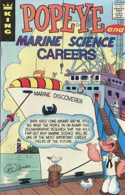 Popeye and Careers (King Comics) Popeye and Marine Science Careers |  Issue