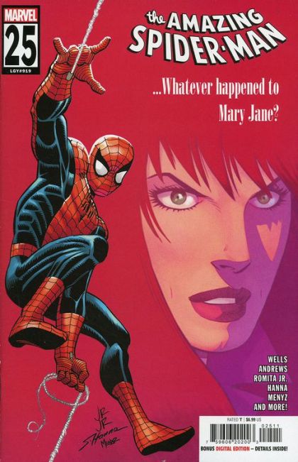 The Amazing Spider-Man, Vol. 6 Welcome to Omaha, Spider-Man |  Issue#25A | Year:2023 | Series: Spider-Man | Pub: Marvel Comics | John Romita Jr. Regular