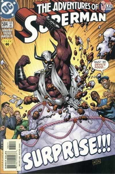 The Adventures of Superman Bachelor Party |  Issue#584A | Year:2000 | Series: Superman | Pub: DC Comics | Direct Edition