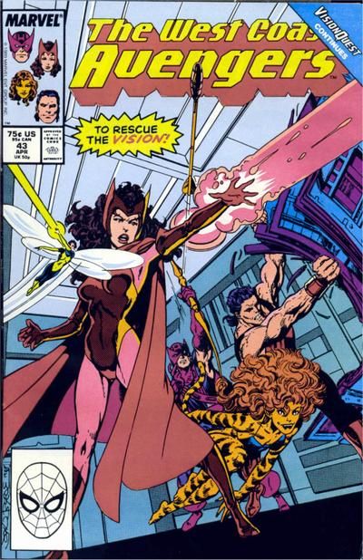 The West Coast Avengers, Vol. 2 Vision Quest, Vision Quest |  Issue#43A | Year:1988 | Series:  | Pub: Marvel Comics