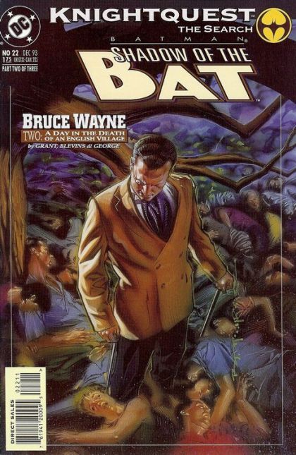 Batman: Shadow of the Bat Knightquest: The Search - Bruce Wayne, Part 2: A Day In The Death Of An English Village |  Issue#22A | Year:1993 | Series: Batman | Pub: DC Comics | Direct Edition