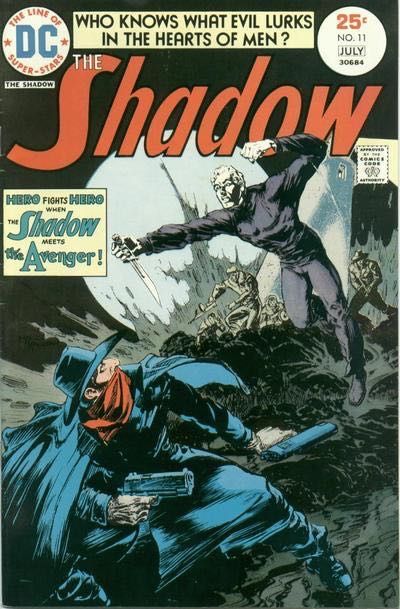 Shadow, Vol. 1 The Night Of The Avenger |  Issue#11A | Year:1975 | Series: The Shadow | Pub: DC Comics | Regular Edition