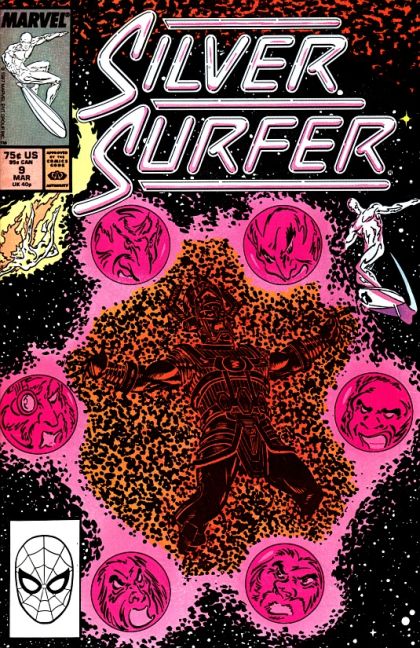 Silver Surfer, Vol. 3 Doomsday |  Issue#9A | Year:1987 | Series: Silver Surfer | Pub: Marvel Comics | Direct Edition